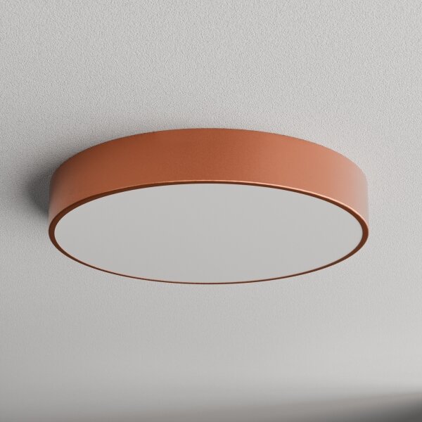Koupelnové stropní svítidlo se senzorem CLEO 4xE27/24W/230V pr. 50cm IP54 měděná