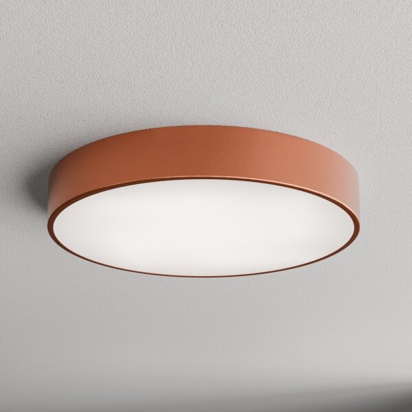 Koupelnové stropní svítidlo se senzorem CLEO 4xE27/24W/230V pr. 50cm IP54 měděná