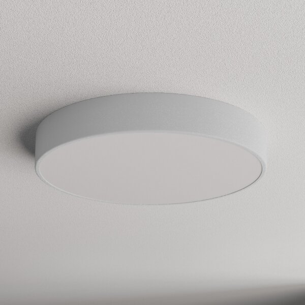 Koupelnové stropní svítidlo se senzorem CLEO 4xE27/24W/230V pr. 50 cm IP54 šedá