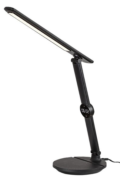 Rabalux ISAK LED Stmívatelná dotyková stolní lampa s displejem LED/9W/230V 3000/4000/6500K