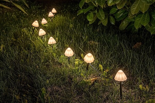 Rabalux SKADAR LED solární svítidlo 10xLED/0,2W/1,2V IP44 300 mAh