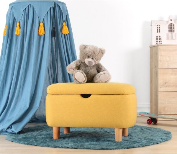 Taburet PIXI 37x61 cm žlutá