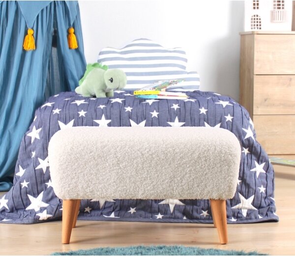 Taburet PIXI 32x61 cm bílá