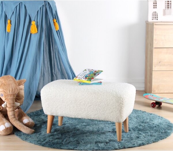 Taburet PIXI 32x61 cm bílá