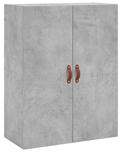 Skříň highboard betonově šedá 69,5x34x180 cm kompozitní dřevo 3195879