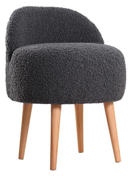 Taburet MIKI pr. 46 cm tmavě šedá