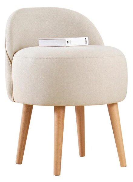Taburet NIKI pr. 46 cm krémová