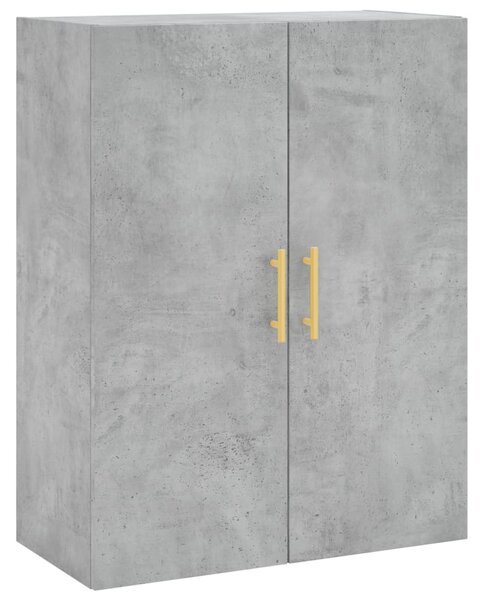 Skříň highboard betonově šedá 69,5x34x180 cm kompozitní dřevo 3198141