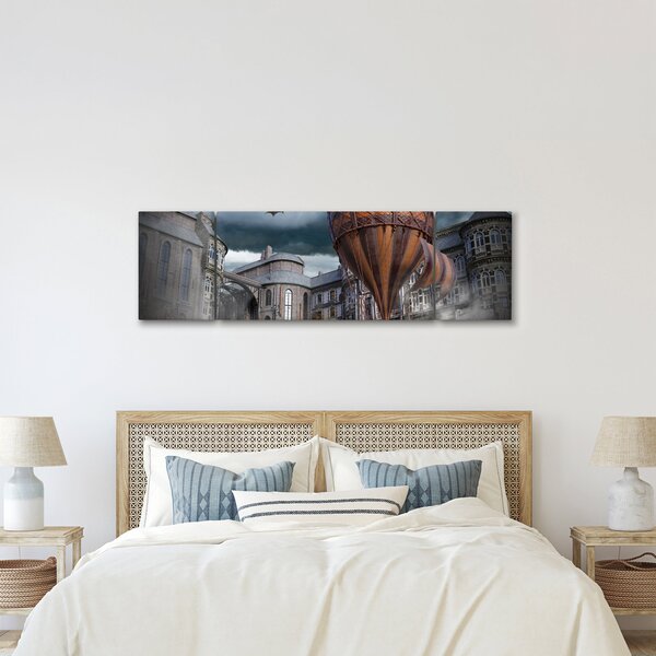 Obraz - Surrealistická krajina (170x50 cm)