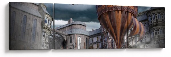 Obraz - Surrealistická krajina (170x50 cm)