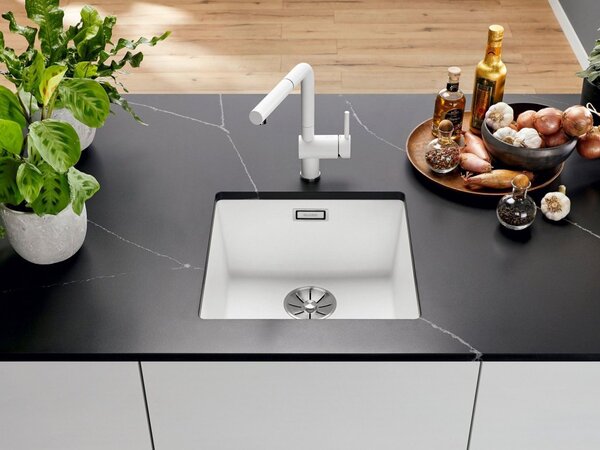 Blanco Subline 400-U, silgranitový dřez pod pracovní desku 400x400x190 mm, 1-komorový, antracitová, BLA-523422