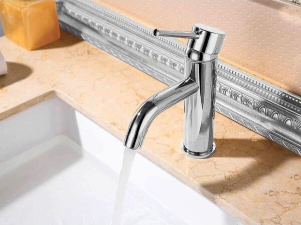 REA-B4101 - Umyvadlová baterie LUNGO 16,5 cm lesklý chrom