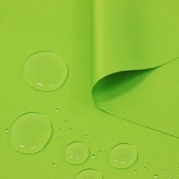 Voděodolná látka limetka tmavá, šířka 160 cm MIG19 Zelená Vzorek (10x10 cm +/-1 cm)