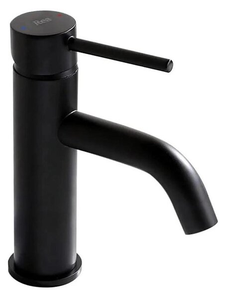 REA-B4102 - Umyvadlová baterie LUNGO 16,5 cm černá
