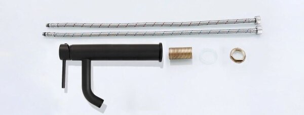 REA-B4103 - Umyvadlová baterie LUNGO 28 cm černá