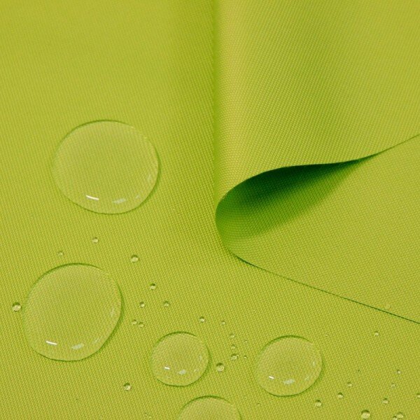 Voděodolná látka oliva tmavá, šířka 160 cm MIG32 Zelená Vzorek (10x10 cm +/-1 cm)