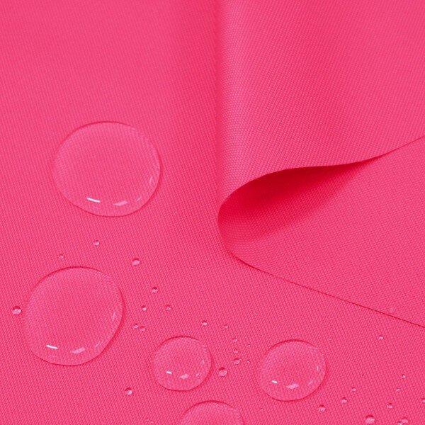 Voděodolná látka růžová, šířka 160 cm MIG34 Růžová Vzorek (10x10 cm +/-1 cm)