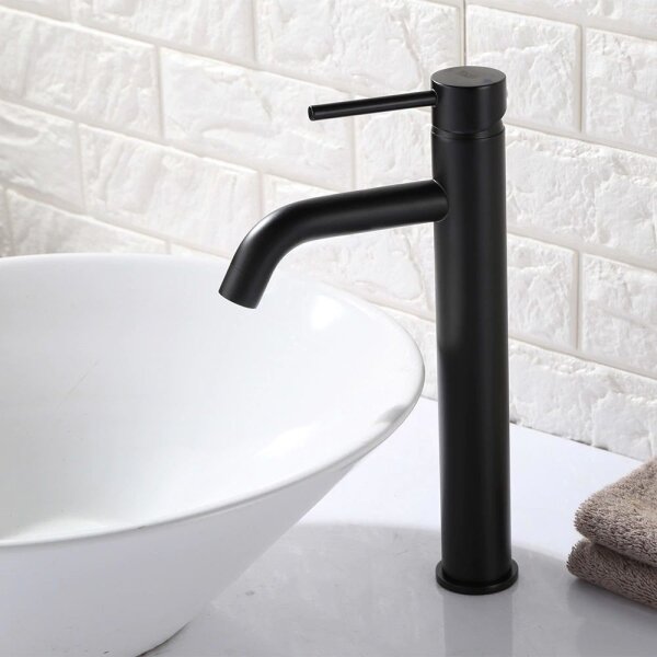 REA-B4103 - Umyvadlová baterie LUNGO 28 cm černá