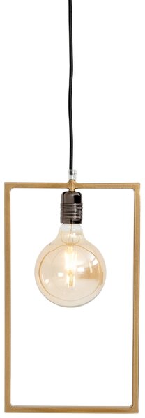 Nordic Design Zlaté kovové závěsné světlo Paris 40 x 25 cm