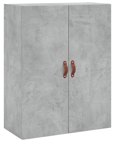 Skříň highboard betonově šedá 69,5x34x180 cm kompozitní dřevo 3195655