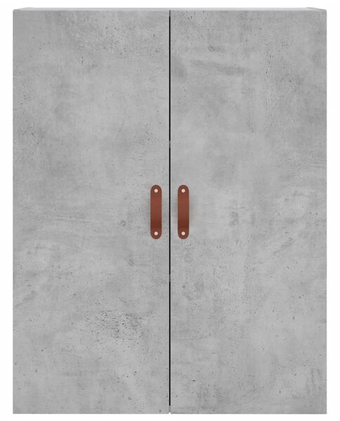 Skříň highboard betonově šedá 69,5x34x180 cm kompozitní dřevo 3195879