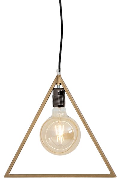 Nordic Design Zlaté kovové závěsné světlo Paris 35 x 30 cm