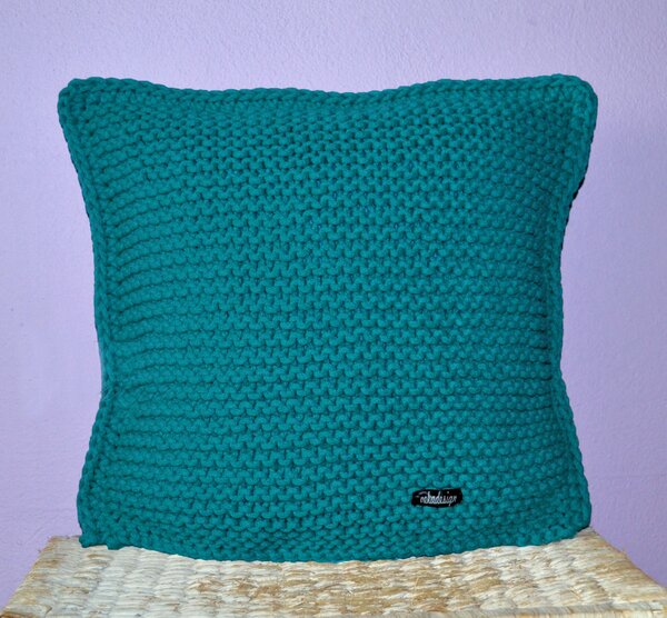 Pletený polštářek Braided 40x40cm Barva: Fialová