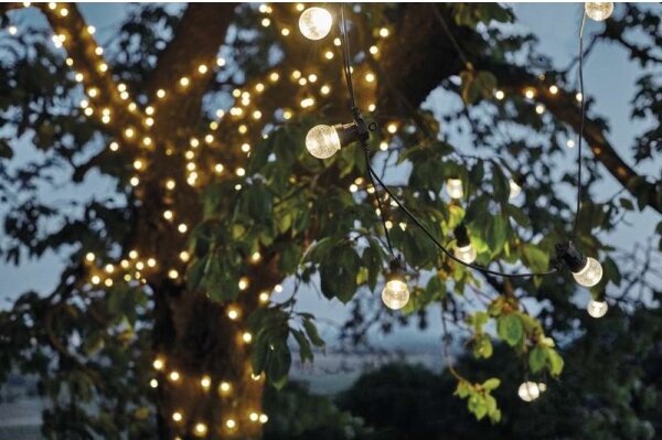 LED Venkovní dekorační řetěz 10xLED/10m IP44 čirá