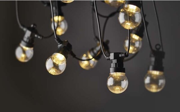 LED Venkovní dekorační řetěz 10xLED/10m IP44 čirá