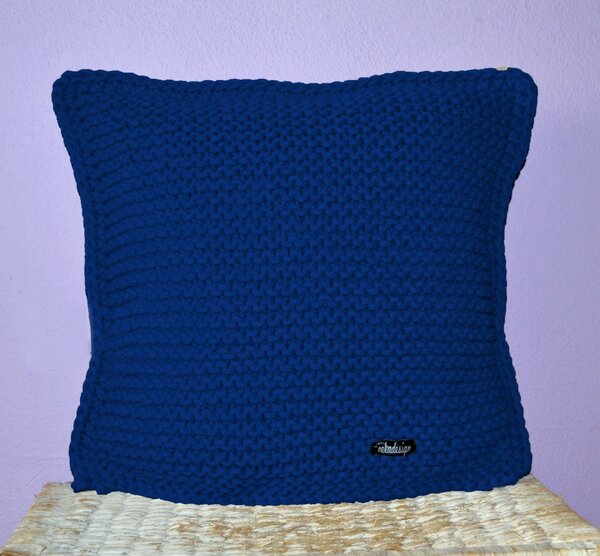 Pletený polštářek Braided 40x40cm Barva: Fialová