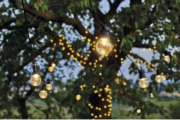 LED Venkovní dekorační řetěz 10xLED/10m IP44 čirá