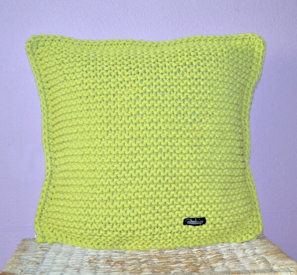 Pletený polštářek Braided 40x40cm Barva: Fialová