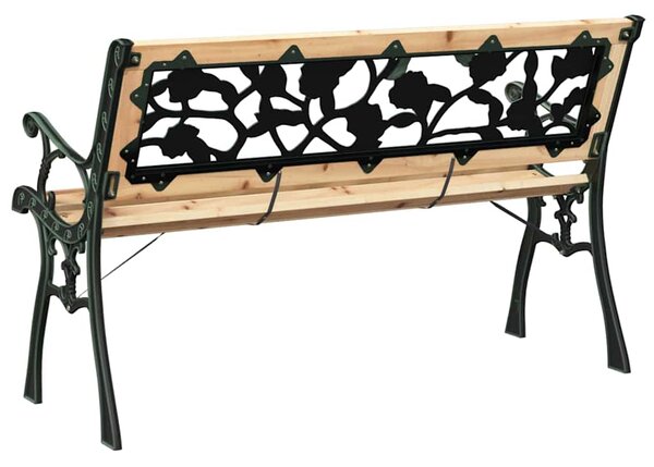 Zahradní lavice 2 -Seater 116 x 54 x 73 cm dřevo Hnědá 319570
