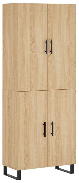 Skříň highboard dub sonoma 69,5 x 34 x 180 cm kompozitní dřevo 3195702