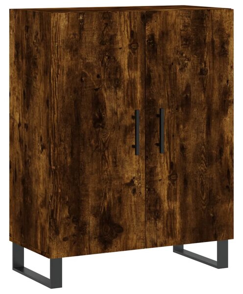 Skříň highboard kouřový dub 69,5 x 34 x 180 cm kompozitní dřevo 3195704