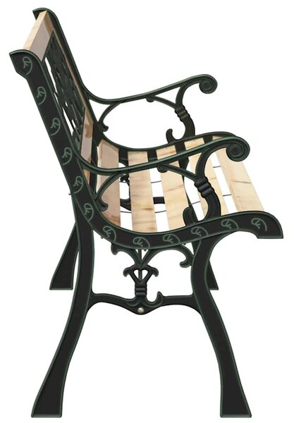 Zahradní lavice 2 -Seater 116 x 54 x 73 cm dřevo Hnědá 319570