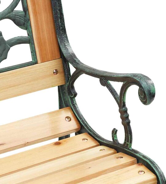Zahradní lavice 2 -Seater 116 x 54 x 73 cm dřevo Hnědá 319570