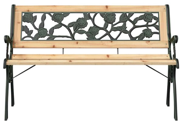 Zahradní lavice 2 -Seater 116 x 54 x 73 cm dřevo Hnědá 319570