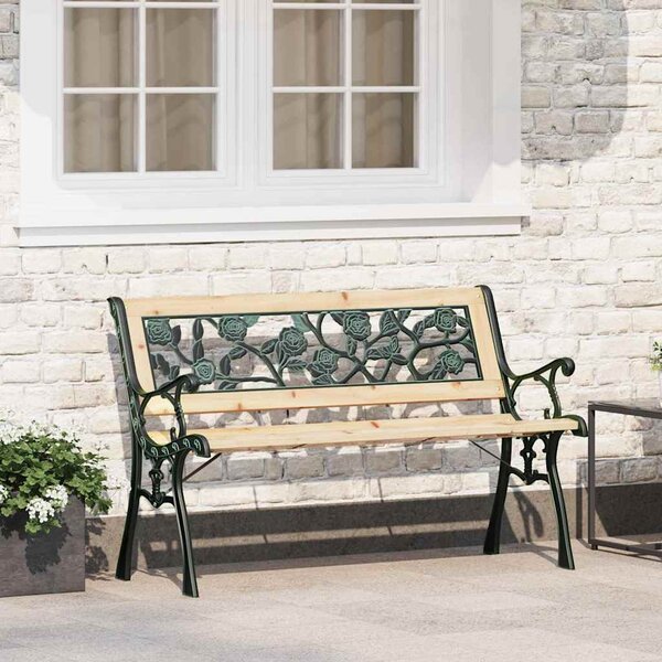 Zahradní lavice 2 -Seater 116 x 54 x 73 cm dřevo Hnědá 319570