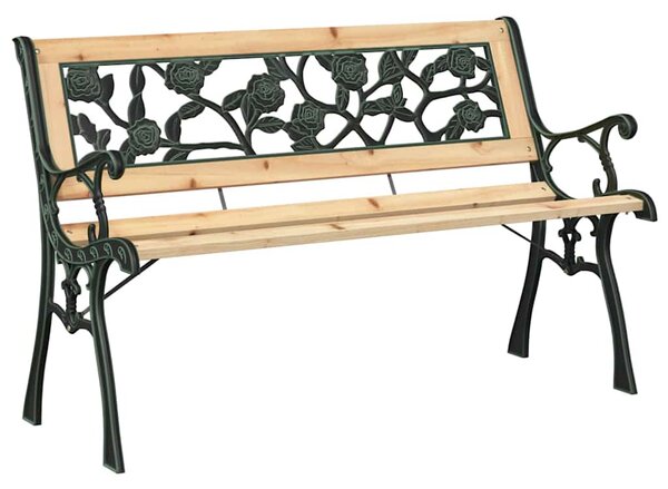 Zahradní lavice 2 -Seater 116 x 54 x 73 cm dřevo Hnědá 319570