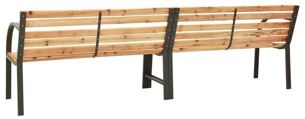 Zahradní dvojlavička 225 cm masivní jedlové dřevo 319575