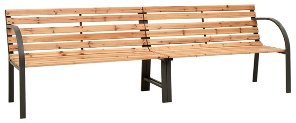 Zahradní dvojlavička 225 cm masivní jedlové dřevo 319575