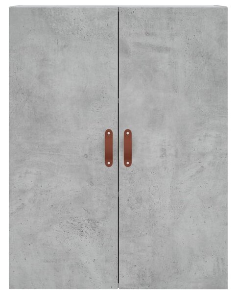 Skříň highboard betonově šedá 69,5x34x180 cm kompozitní dřevo 3195711