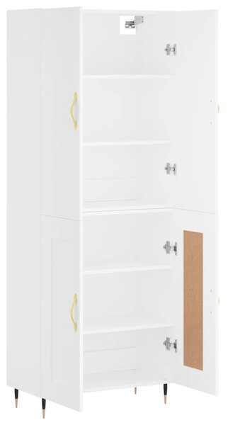 Skříň highboard bílá 69,5 x 34 x 180 cm kompozitní dřevo 3195771