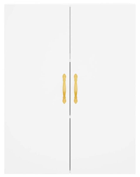 Skříň highboard bílá 69,5 x 34 x 180 cm kompozitní dřevo 3195771
