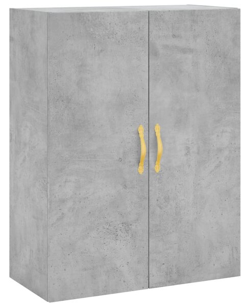 Skříň highboard betonově šedá 69,5x34x180 cm kompozitní dřevo 3195775