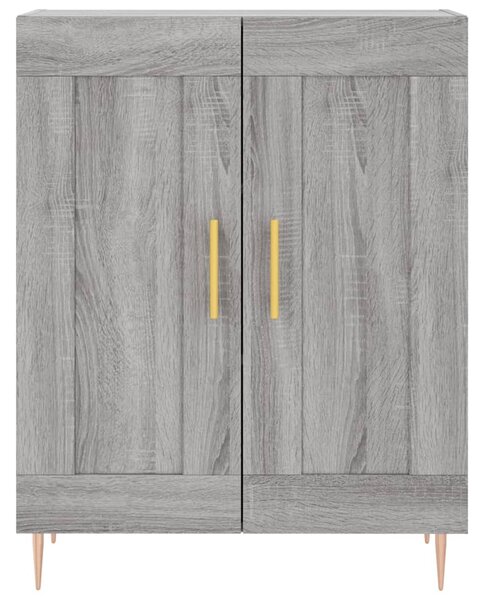 Skříň highboard šedá sonoma 69,5 x 34 x 180 cm kompozitní dřevo 3195785