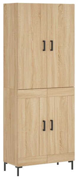 Skříň highboard dub sonoma 69,5 x 34 x 180 cm kompozitní dřevo 3195790