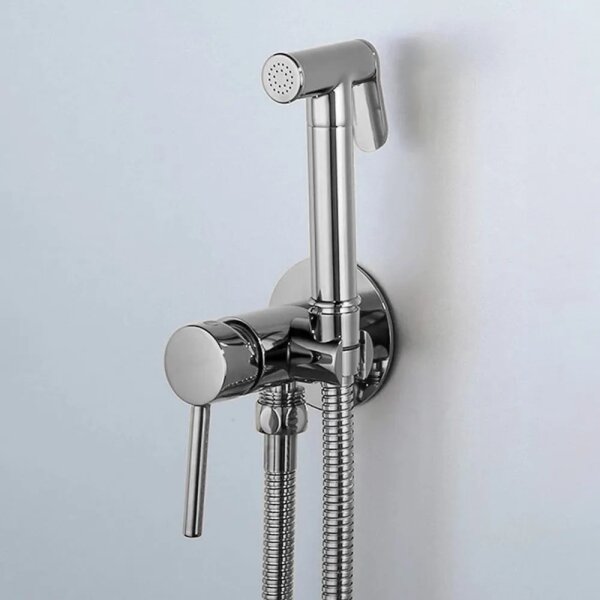 REA-B4106-Bidet. baterie se sprškou pro podomítkovou instalaci LUNGO lesk. chrom