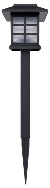 Deuba Sada 6 LED solárních lamp - černá